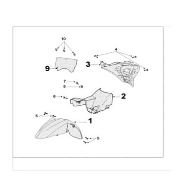 PARAFANGO POSTERIORE CITYSTAR ORIGINALE