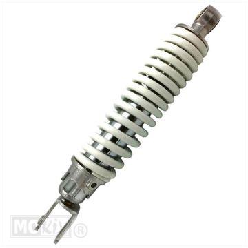 Ammortizzatore Peugeot Speedfight lunghezza 27 cm cuore-cuore foro cromo-bianco MKX
