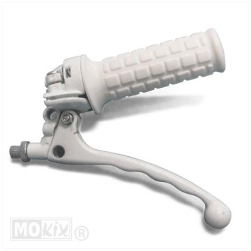 Acceleratore Tomos A35 completo bianco Tuning