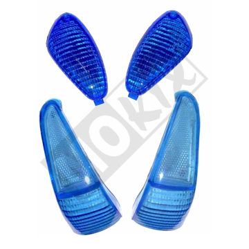 Set di lenti indicatori Gilera Runner blu-86458