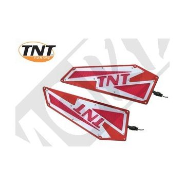 Set pedane in TNT+gradino LED rosso