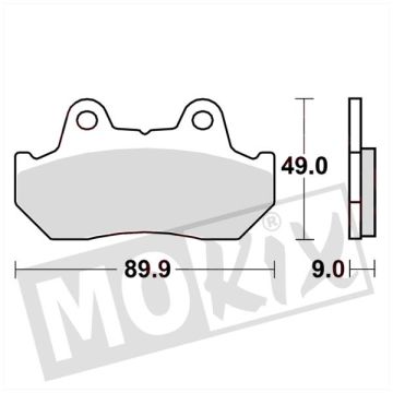 PASTIGLIA FRENO LUCAS STD HONDA CBX 125/CN HELIX 250 KBA