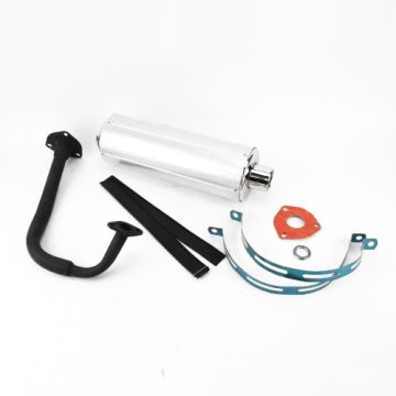 Scarico in alluminio a 4 tempi China GY6 50 senza staffa di montaggio Silex