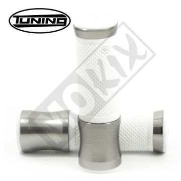 Maniglie CNC argento-bianche