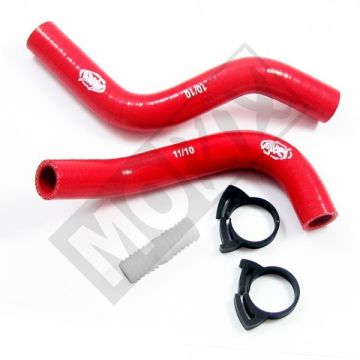 Set tubi di raffreddamento in silicone Yamaha Aerox rosso