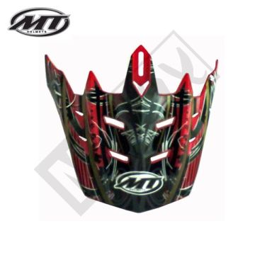 Copricasco motocross Mt Mx-1 plague rosso