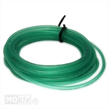 Tubo benzina 5x8mm PVC verde trasparente 10 metri Ariete
