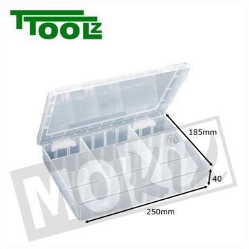 Ordina trasparente 250x185x40 layout variabile