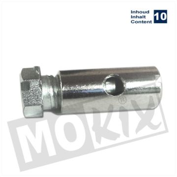 Cavo interno con nipplo a vite spessore 6 mm/lunghezza 14 mm universale da 10 pezzi Bollard