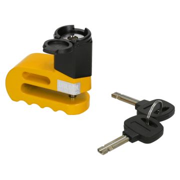Blocco freno a disco compatto 5,5 mm spessore perno giallo MKX