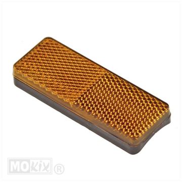 Riflettore rettangolare 89x35,5 forcella anteriore arancione ce