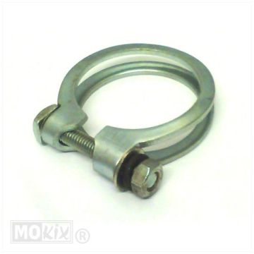 Morsetto di marmitta 38-39 mm aperto universale incluso Zundapp MKX