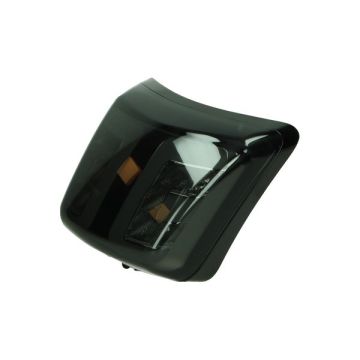 Fanale posteriore fumé con tubo degli indicatori di direzione/cornice del fanale posteriore nero lucido -Power 1- Vespa GTS 125-300/GTS Super 125-300 2014-2017 (etichetta UE)