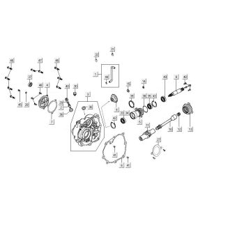 Semiasse Kymco MXU 150