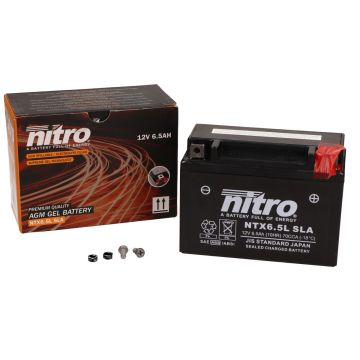 Batteria NTX6.5L-BS Nitro gel esente da manutenzione