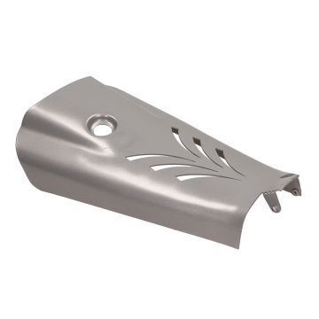 Coperchio batteria Yamaha Aerox Optical Parts Silver-14510S