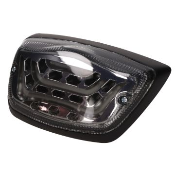 Fanale posteriore a led bordo nero Vespa LX/S fumo DMP