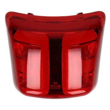 Fanale posteriore -Power 1 LED Tube -Vespa GTS 125-300/GTS Super 125-300 2018-> cerchio fanale posteriore rosso/nero opaco