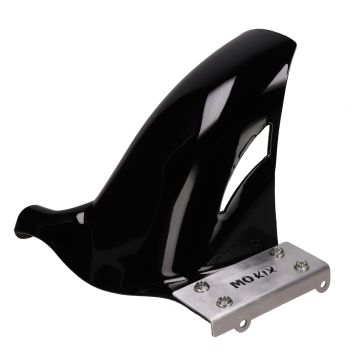 Parafango posteriore in alluminio nero lucido sopra ruota Yamaha Aerox/MBK Nitro vecchio tipo <-2012