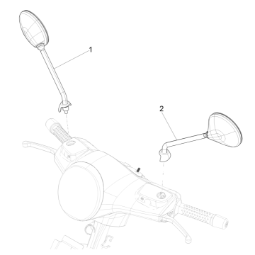 Retrovisori Vespa GTS 125 IE ABS Euro 5 2021