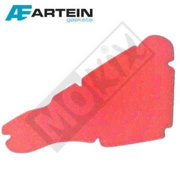 filtro aria Gilera Typhoon 1998-2001/Storm 1993-1997/Typhoon 1994-1997/NRG/NTT 1994-1998 rosso
