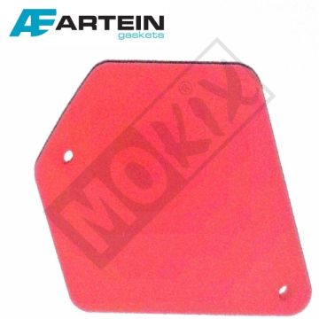 Elemento filtrante aria Yamaha DT50 lc 4 velocità 1980-> rosso