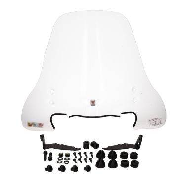 Parabrezza ad alta trasparenza BTC F35/BTC JOG/AGM R8/City/Peugeot V-Clic Isotta