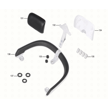 Schienalino/portapacchi posteriore Yadea G5