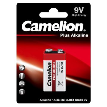 Batteria alcalina Camelion 6LR61 Plus da 9 Volt