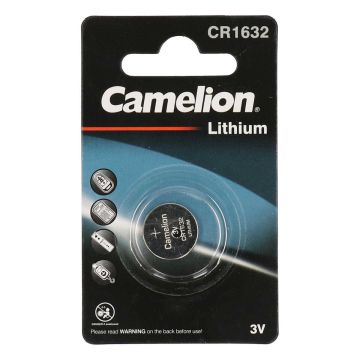 Bottone batteria piatto Camelion CR1632 litio