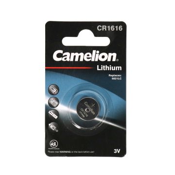 Bottone batteria piatto Camelion CR 1616