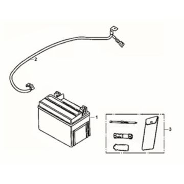 Batteria - Kit attrezzi Sym Jet 14 50i 4T AC Euro 5