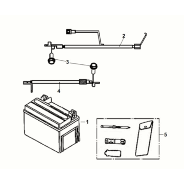 Batteria - Kit attrezzi Sym Symphony ST 50 4T AC Euro 5