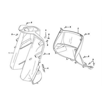 Paragambe Peugeot V-Clic 50 4 tempi AC