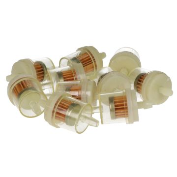 Filtro benzina universale 6mm tubo tondo GY6 (10 pezzi)