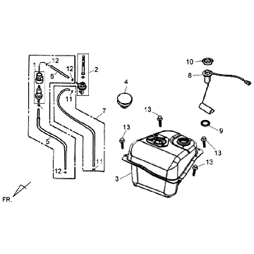 Serbatoio gas - Serbatoio galleggiante Sym Allo (WH871) champagne