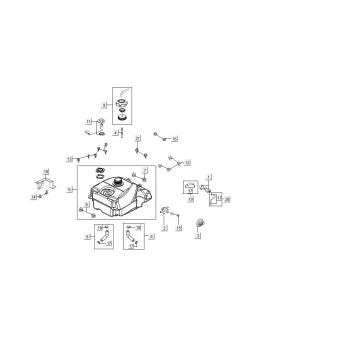 Serbatoio gas - serbatoio galleggiante Kymco MXU 300