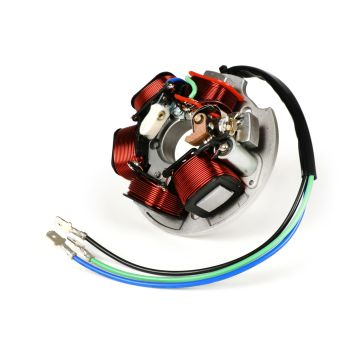 Accensione originale BGM (accensione con punto di contatto, 3 cavi, 12V) Vespa 50 N (D) ,50 L (D) ,50 R (D) ,50 R (D) ,50 R (D) ,50 Special (V5A2T (D), V5B3T (D)) ,50 Acciaio inossidabile (D), 50S, 50 SR,90 Acciaio inossidabile, PV 125 (VMA1T)