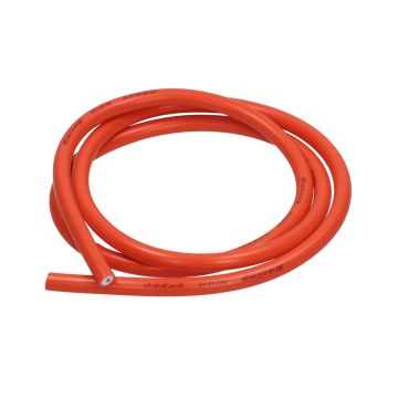 Cavo candela, spessore 7 mm, rosso-arancio, lunghezza 1 metro