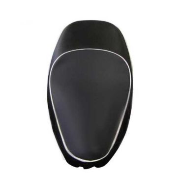 Coprisella nero con piping bianco per Vespa S standard