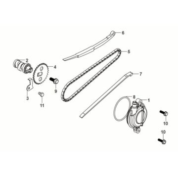 Catena di distribuzione Sym Fiddle IV 50 Euro 5