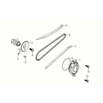 Albero a camme Sym Symphony ST 50 4T AC Euro 5