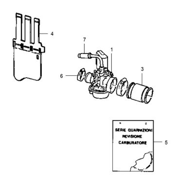 Carburatore Gilera Runner 50 2 tempi LC 1998-2005