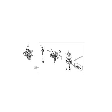 Carburatore Kymco Nexxon 50 4T AC grigio scuro