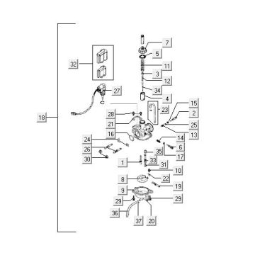 Carburatore Kymco MXU 50