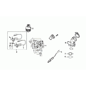 Carburatore Sym Orbit III nero