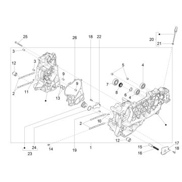 Carter Piaggio MP3 300 HPE/300 HPE Sport ABS Euro 5 2020-2022