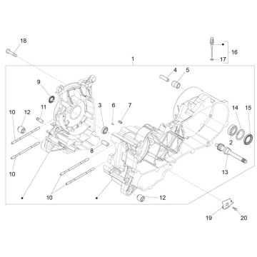 Carter Vespa Primavera 50 4T 4V AC