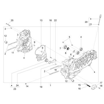 Carter Piaggio Beverly 300 IE ABS Euro 4 2016-2020