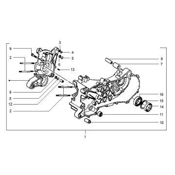Carter Gilera Runner 50 2 tempi LC 1998-2005